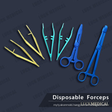 Disposable Plastic Medical Forceps Disposable Tweezers
